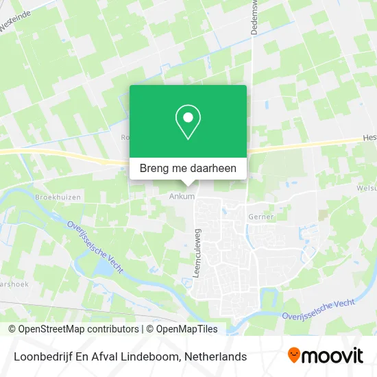 Loonbedrijf En Afval Lindeboom kaart