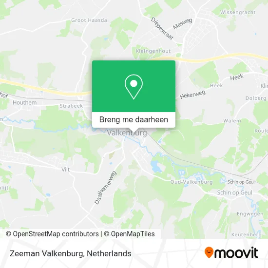 Zeeman Valkenburg kaart