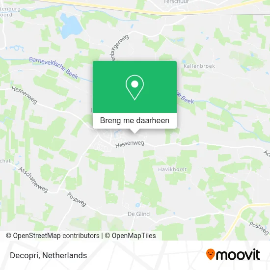 Decopri kaart