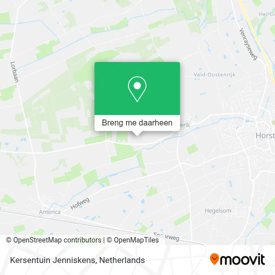 Kersentuin Jenniskens kaart