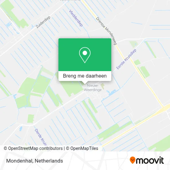 Mondenhal kaart