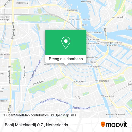 Booij Makelaardij O.Z. kaart