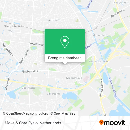 Move & Care Fysio kaart