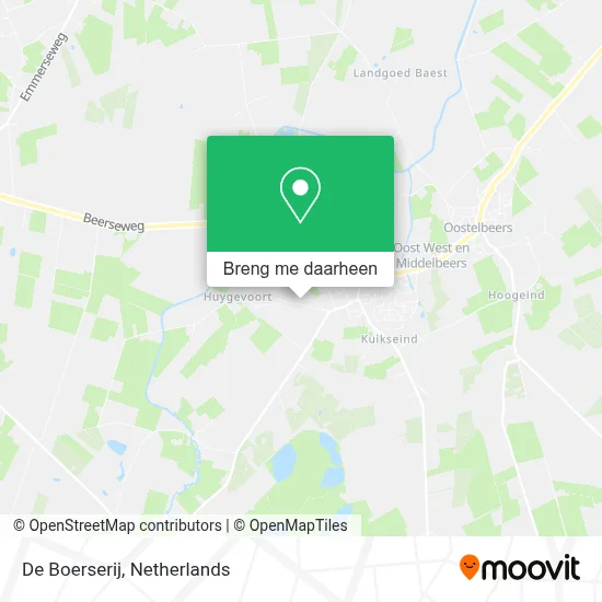 De Boerserij kaart