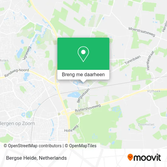 Bergse Heide kaart