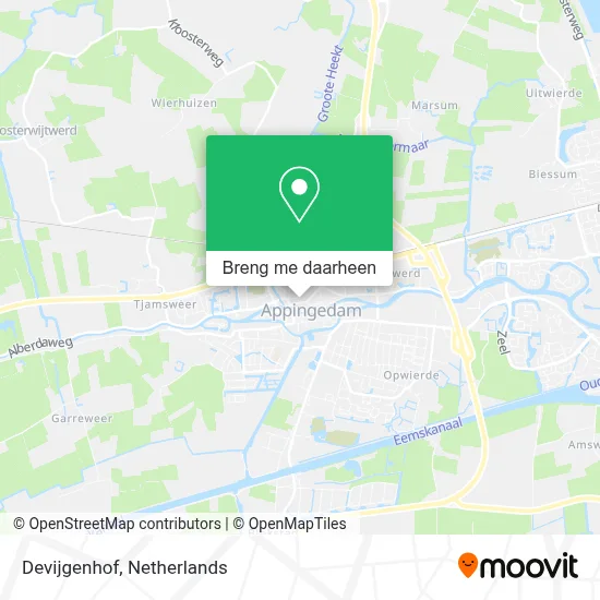 Devijgenhof kaart