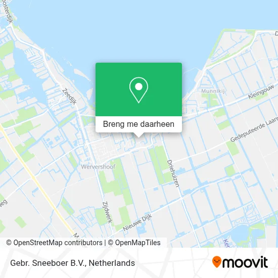 Gebr. Sneeboer B.V. kaart