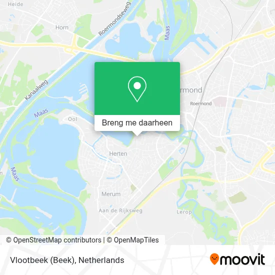 Vlootbeek (Beek) kaart