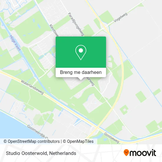 Studio Oosterwold kaart