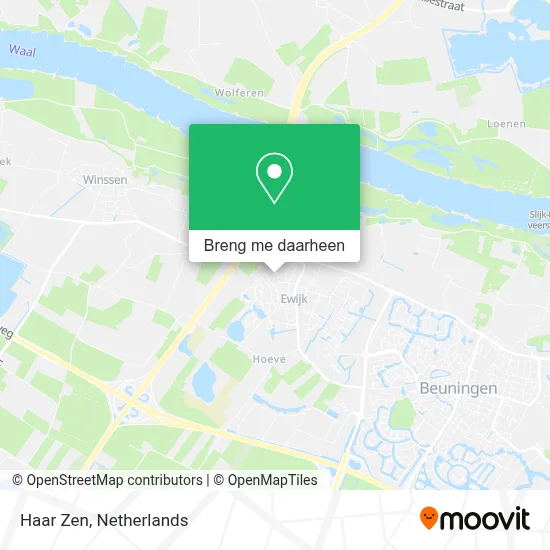 Haar Zen kaart