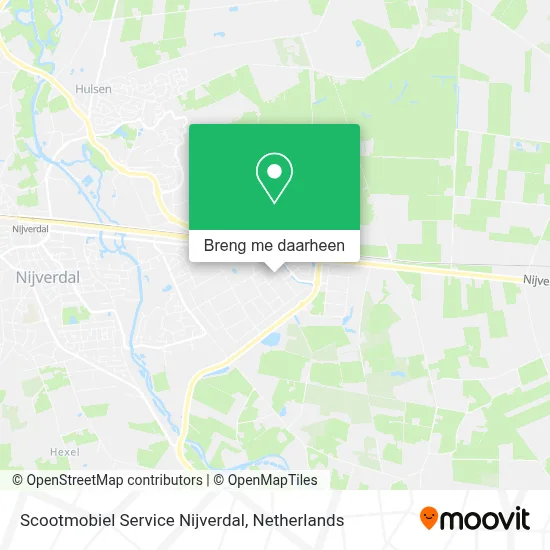 Scootmobiel Service Nijverdal kaart
