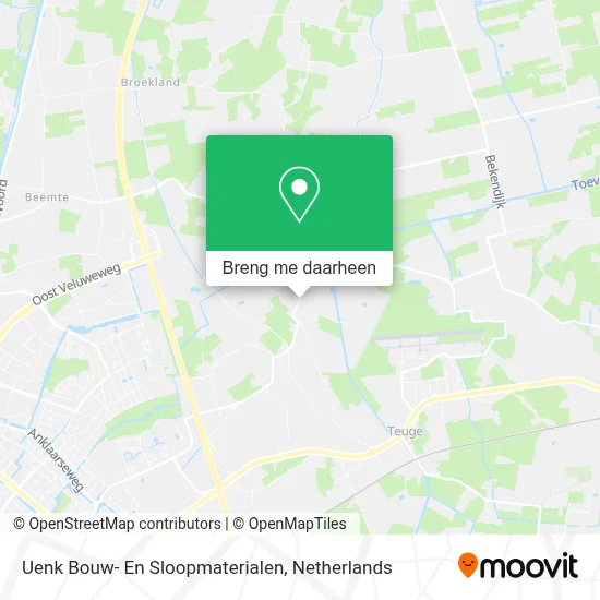 Uenk Bouw- En Sloopmaterialen kaart
