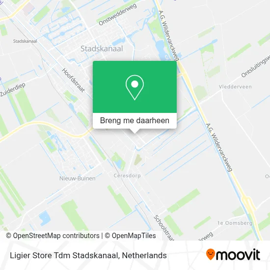 Ligier Store Tdm Stadskanaal kaart