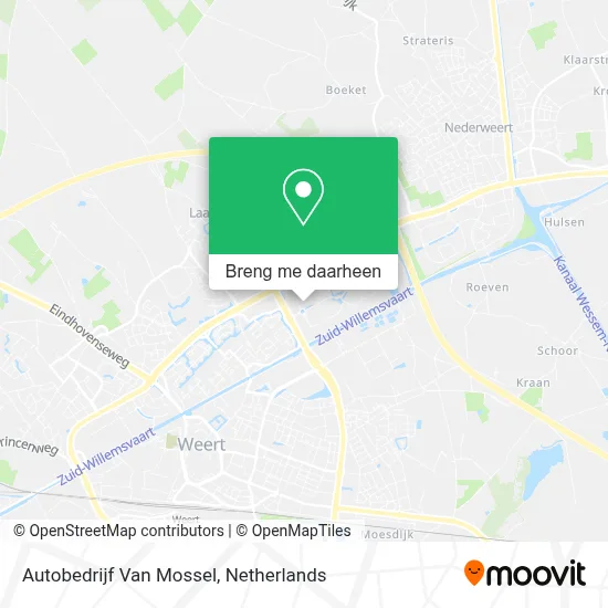 Autobedrijf Van Mossel kaart