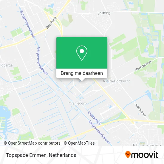 Topspace Emmen kaart