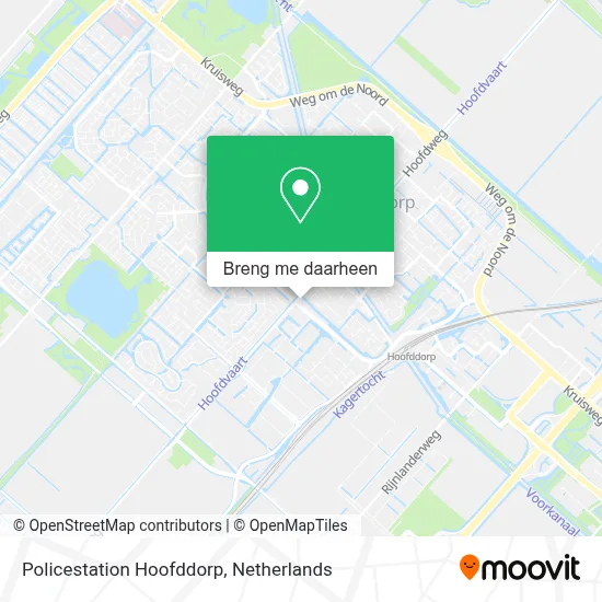 Policestation Hoofddorp kaart