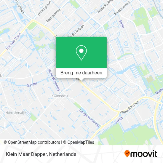 Klein Maar Dapper kaart