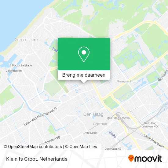 Klein Is Groot kaart