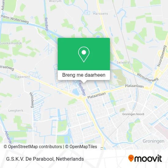 G.S.K.V. De Parabool kaart