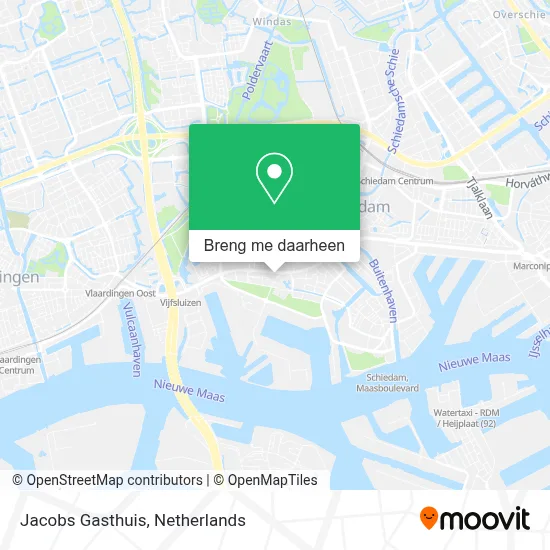 Jacobs Gasthuis kaart