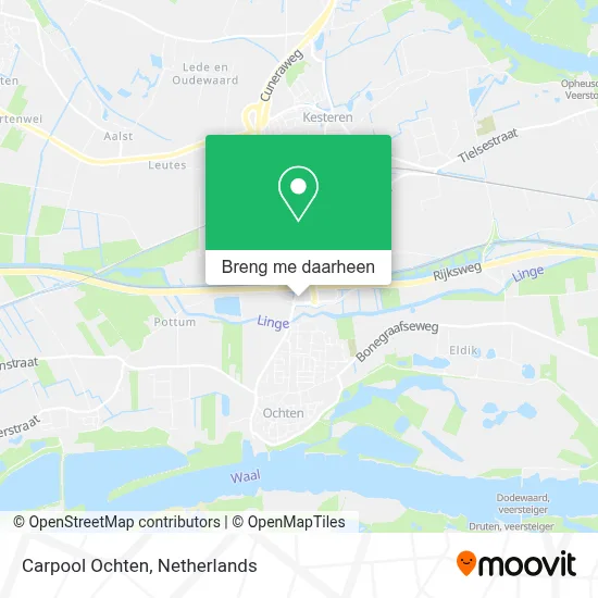 Carpool Ochten kaart