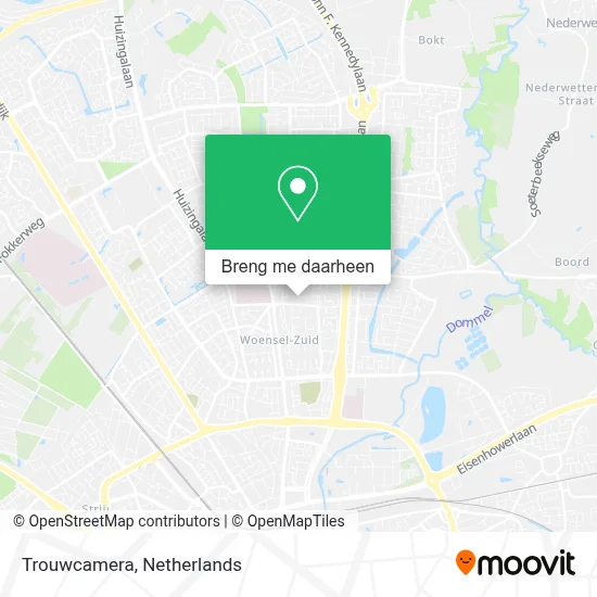 Trouwcamera kaart