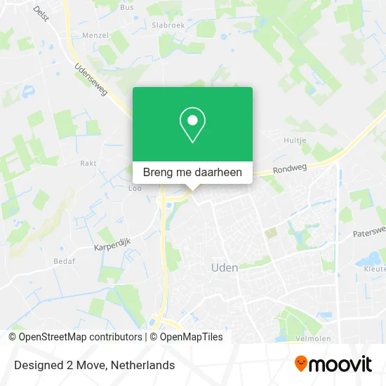 Designed 2 Move kaart