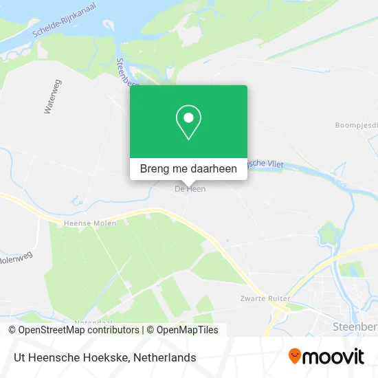 Ut Heensche Hoekske kaart