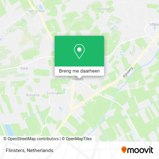 Flinsters kaart