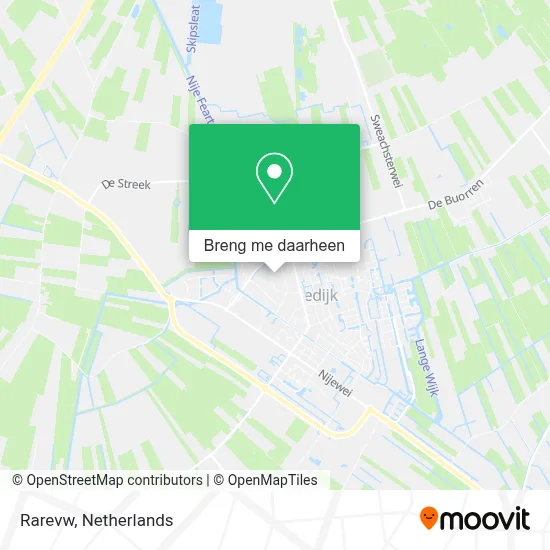 Rarevw kaart