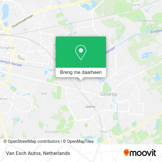 Van Esch Autos kaart