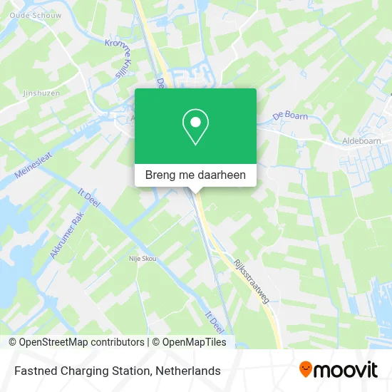 Fastned Charging Station kaart