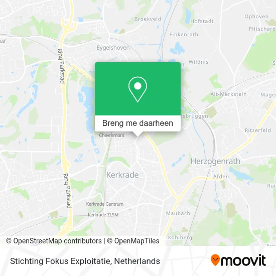 Stichting Fokus Exploitatie kaart
