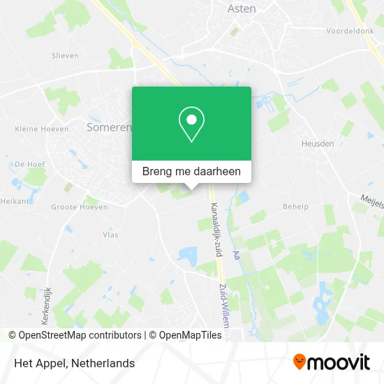Het Appel kaart