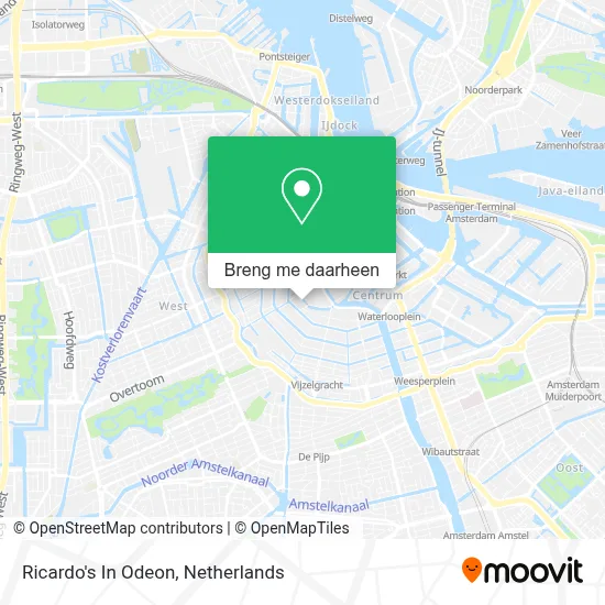 Ricardo's In Odeon kaart