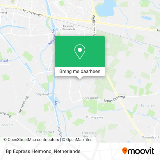 Bp Express Helmond kaart