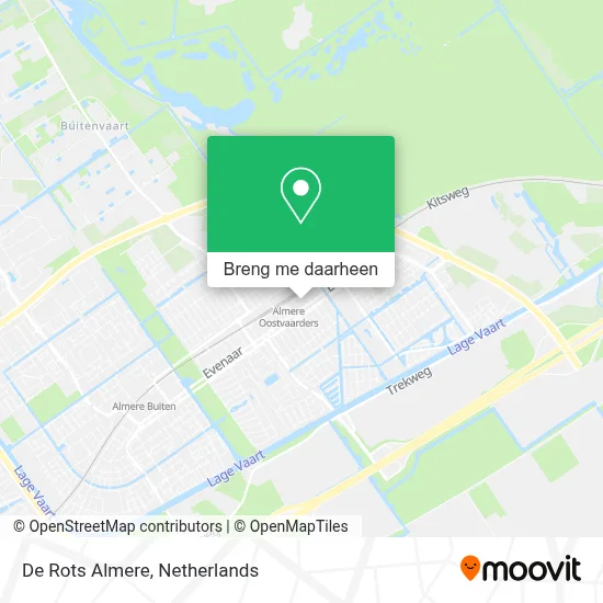 De Rots Almere kaart