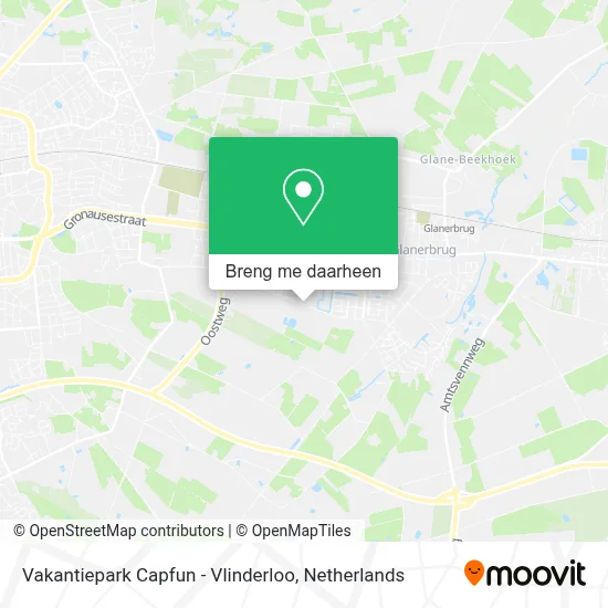 Vakantiepark Capfun - Vlinderloo kaart