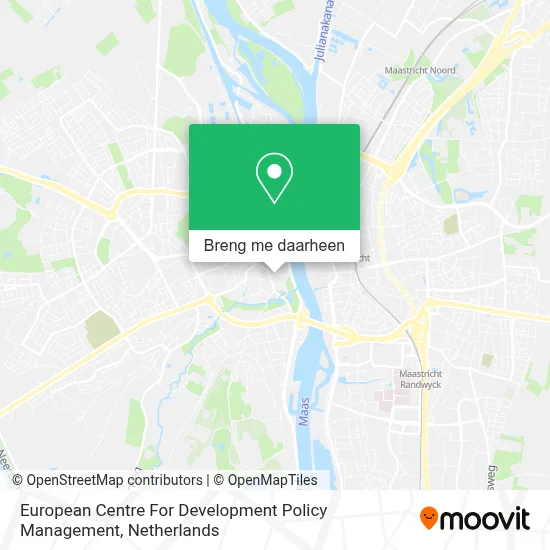 European Centre For Development Policy Management kaart