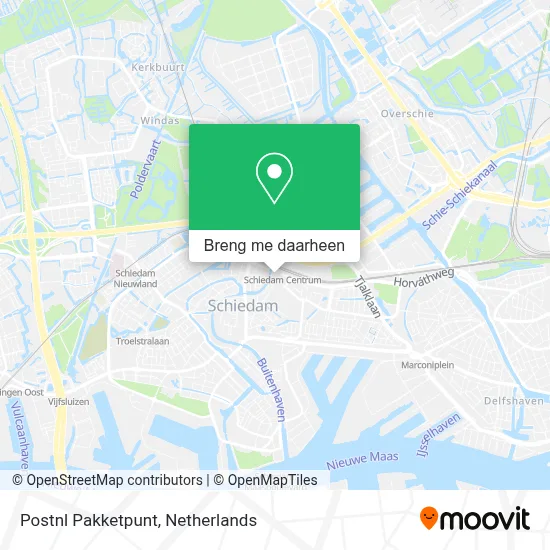 Postnl Pakketpunt kaart