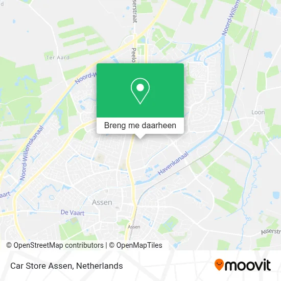Car Store Assen kaart