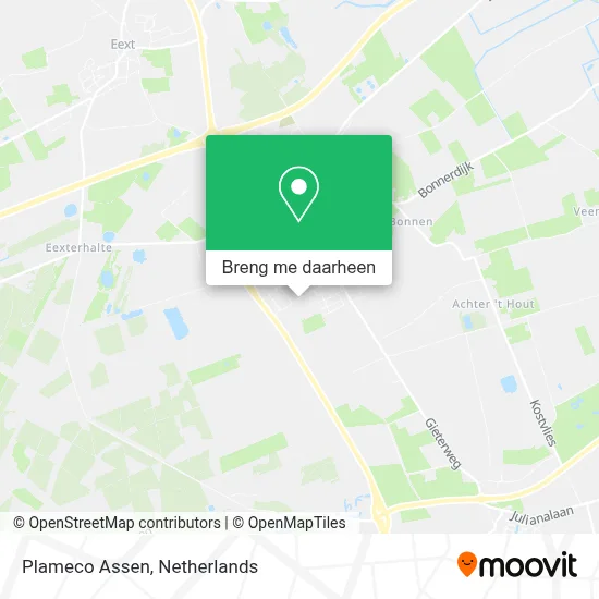 Plameco Assen kaart