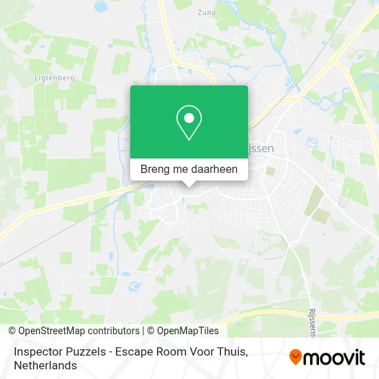 Inspector Puzzels - Escape Room Voor Thuis kaart