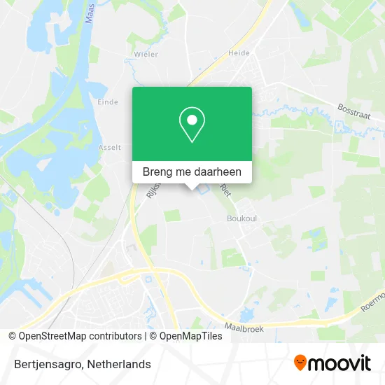 Bertjensagro kaart