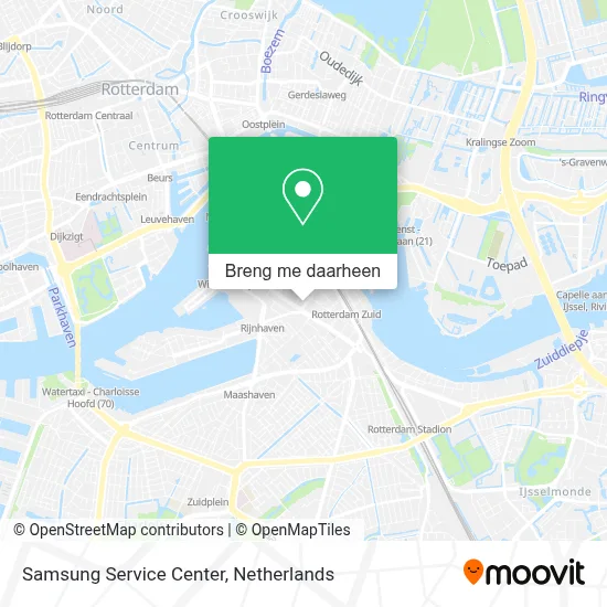 Samsung Service Center kaart