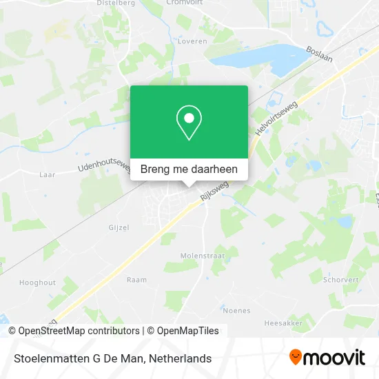 Stoelenmatten G De Man kaart