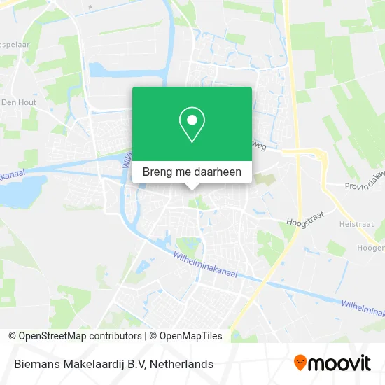 Biemans Makelaardij B.V kaart