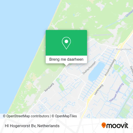 Hl Hogervorst Bv kaart