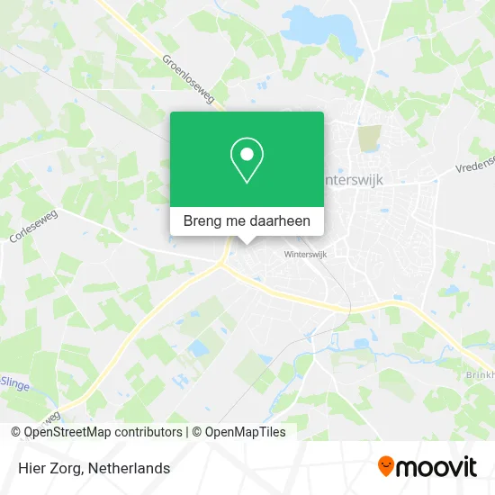 Hier Zorg kaart