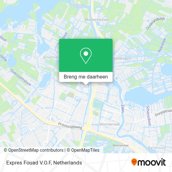Expres Fouad V.O.F kaart